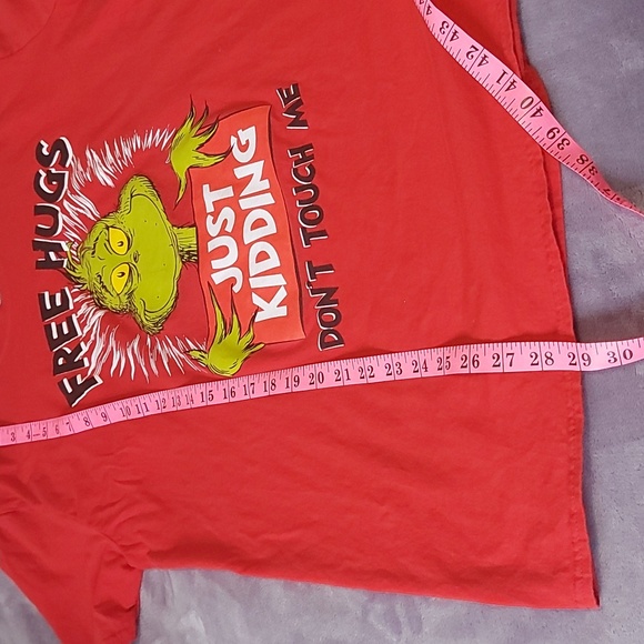 The Grinch Free Hugs, Just Kidding, Don't Touch Me tshirt - Picture 5 of 5